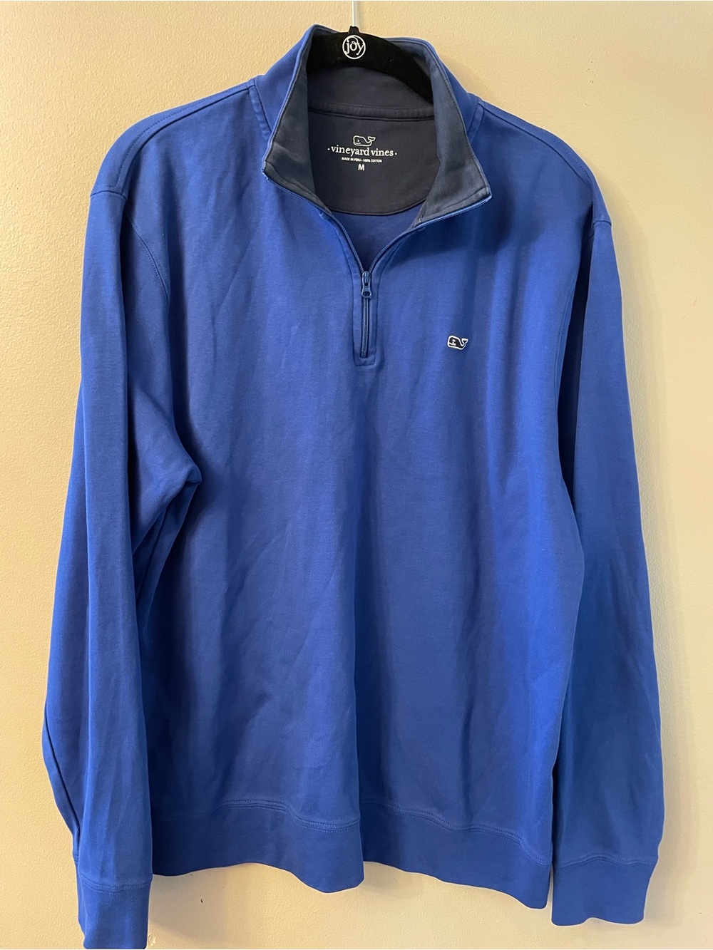 Vineyard Vines Royal Blue Men's Quarter-Zip Pullover